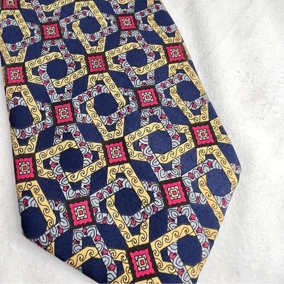 OSCAR DE LA RENTA Handsome Men’s Silk Tie - Picture 6 of 6